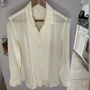 Equipment blouse cream size small